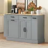 STILVORA Sideboard mit Mülleimerfach und offener Ablage, Produktbild-Vorschau 2