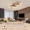 ZMH LED Deckenleuchte 58CM Schlafzimmer Deckenlampe Produktbild-Vorschau 2