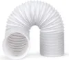 A white flexible hose bent into a U-shape against a white background. Produktbild-Vorschau