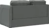 Bodensofa mit Schlaffunktion Dunkelgrau 112x174x55 cm Stoff Produktbild-Vorschau 7