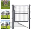 A collage of images showing garden gates and fences in different settings, with a close-up of a gate in the main panel. Produktbild-Vorschau