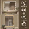 Specchio da bagno a LED 90x70 cm senza cornice con Anteprima dell’immagine prodotto 13