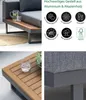 Dehner Garten-Lounge Riva, 3-teilig, 4-Sitzer, inkl. Tisch Produktbild-Vorschau 4