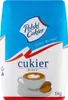 A bag of white sugar with a picture of coffee and cookies. Náhľad obrázku produktu