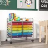 Wózek COSTWAY z 12 szufladami do sztaplowania, wózek z Podgląd zdjęcia produktu 3