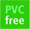 A green square with the words "PVC free" in white text. Voir les images du produit