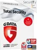Product packaging for G DATA Total Security software. Produktbild-Vorschau