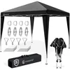 CASARIA Pavillon Capri 3x3m Pop-up Schwarz Produktbild-Vorschau 1
