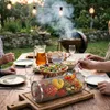 Lot de 5 paniers grill inox pour barbecue, panier rotatif Voir les images du produit 14