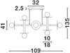 Nova Luce PIELO Pendelleuchte G9 8-fach Schwarz Produktbild-Vorschau 6