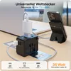 VOOMY Reiseadapter Weltweit 6-in-1 – Für 170+ Länder – Produktbild-Vorschau 2