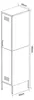Lendo Online Lockerkast Metaal 35x50x180 cm Zwart Productafbeelding-voorbeeld 12