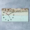 Wanduhr aus Glas – 60x30 cm - Glasbild - Glasuhr - Produktbild-Vorschau 2