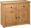 A wooden sideboard with two drawers and two doors. Produktbild-Vorschau