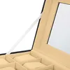 Uhrenbox Uhrenkoffer mit Glasfenster bis 12 Uhren und Produktbild-Vorschau 11