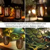 LUMILED 4x Set LED Solarlaterne Außen Solar Laternen Produktbild-Vorschau 3