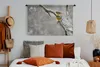 MuchoWow® Wandteppich Wandbehang Goldammer - Schnee - Vogel Produktbild-Vorschau 4