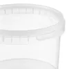 Wiadro BenBow z pokrywką 0,5L x100 Przezroczyste - Podgląd zdjęcia produktu 3
