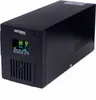 A black Kraft&Dele KD1929 UPS 1500VA LCD Notstromversorgung is shown in a studio setting against a white background. Produktbild-Vorschau