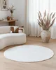 Tapiso Koberec HYGGE Modern Round White Obývacia izba Náhľad obrázku produktu 5