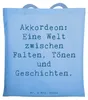 Mr. & Mrs. Panda Tote Bag Spruch Akkordeon Vielfalt - Sky Produktbild-Vorschau 1