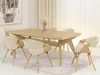 Chaise de salle à manger design SAROLTA - chêne / beige Voir les images du produit 6