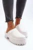 Damen Pantoletten mit dicker Sohle Big Star NN274015 Weiß Produktbild-Vorschau 2
