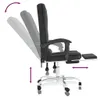 Bürostuhl mit Massagefunktion Schwarz Kunstleder Produktbild-Vorschau 8