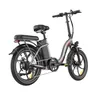 A studio shot of a folding electric bicycle against a white background. Produktbild-Vorschau