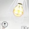 B.K.Licht Deckenleuchte Vintage Draht Weiß Ø16,5cm max. 40W Produktbild-Vorschau 6