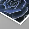 Poster - Poster ohne Rahmen - Blau Kaktus Blume - 70x50 cm Produktbild-Vorschau 2