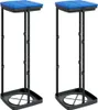 vidaXL Supporto per cestino 2 pezzi nero e blu 120 L PP Anteprima dell’immagine prodotto 1