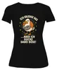 Ik regel dat, maar ik draag daarbij een zwart dames T-shirt Productafbeelding-voorbeeld 2
