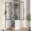 Merax Eckvitrine Vitrinenschrank mit LED-Beleuchtung, Produktbild-Vorschau 3