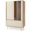 BEAUTYSOFA | Vitrine TERRA mit 3 Türen, Hochkommode Produktbild-Vorschau 1