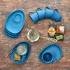 6er Set MOKKA Espressotassen & Untertassen Blau matt für 6 Produktbild-Vorschau 2