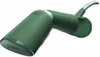 A green handheld garment steamer on a white background. Produktbild-Vorschau