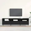 vidaXL TV-Schränk Schwarz Eichen-Optik 150 x 30 x 44,5 cm Produktbild-Vorschau 4