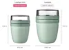 Mepal lunchpot elipsa mini - severská modrá Náhľad obrázku produktu 5
