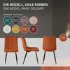 ML-Design jedálenské stoličky sada 6 oranžových, obývacie Náhľad obrázku produktu 7