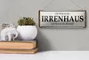 Blechschild Welt ist Irrenhaus hier ist Zentrale, 27x10 cm, Produktbild-Vorschau 5