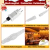 Bettizia 5M 360 LED Pluie Glacée Cônes de Glace Guirlande Voir les images du produit 5