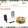 UISEBRT LED Kupferdraht-Dekoleuchte 30m 300LED Warmwei?, Produktbild-Vorschau 2