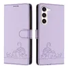 Leder Hülle für Samsung Galaxy S23 Süße Katze Flip Case Produktbild-Vorschau 2