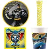 Partyset 44 tlg. Batman Geburtstagsdeko Kindergeburtstag Produktbild-Vorschau 1