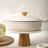 HOMLA Garnek ANDREAS beżowy płaski, 28 cm 2,5 l Podgląd zdjęcia produktu 5