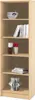 Regal >Olli< in Buche - 54x148x34cm (BxHxT) Produktbild-Vorschau 1