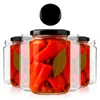 SuperButelki - 8x Słoiki szklane 540 ml z zakrętkami fi 82 Podgląd zdjęcia produktu 1