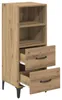 vidaXL Credenza Artisan in rovere 34 x 34,5 x 90 cm Anteprima dell’immagine prodotto 5