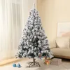 SVITA Weihnachtsbaum künstlich Schnee Tannenzapfen Beeren Produktbild-Vorschau 2